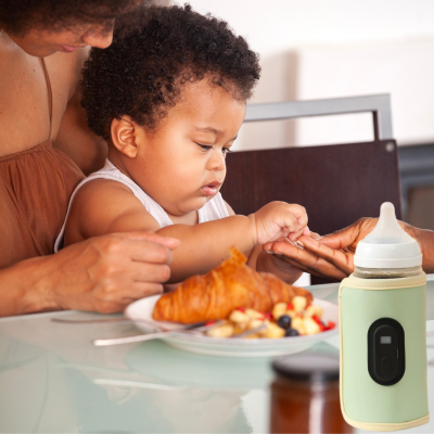 Chauffe biberon nomade electrique babytrip vert