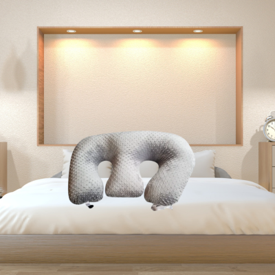 coussin allaitement duo gris