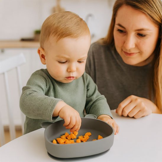 Assiette bébé ventouse