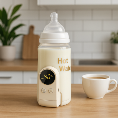 chauffe biberon nutriwarm en cuisine sur table