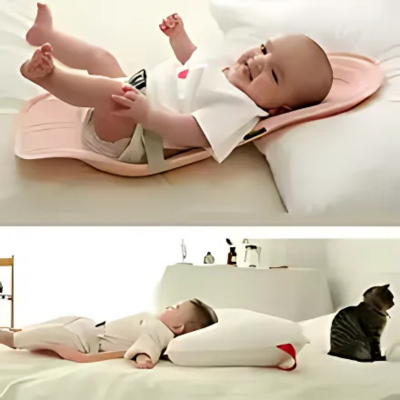 Coussin allaitement cachou bébé sécurisé