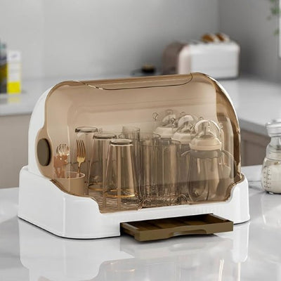 egouttoir biberon crystaldry marron dans cuisine