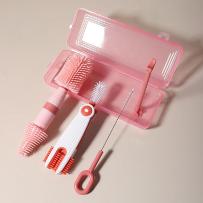 goupillon biberon hygiene maxi rose