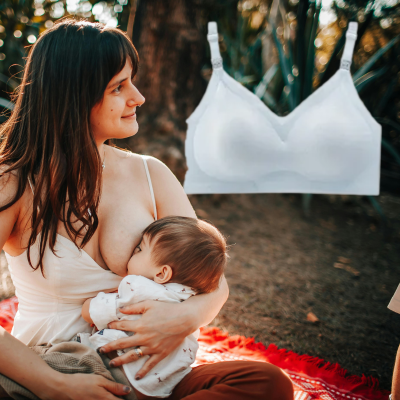 soutien gorge allaitement caresse maman nourrie son bébé