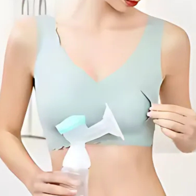 soutien gorge allaitement vert maman heureuse