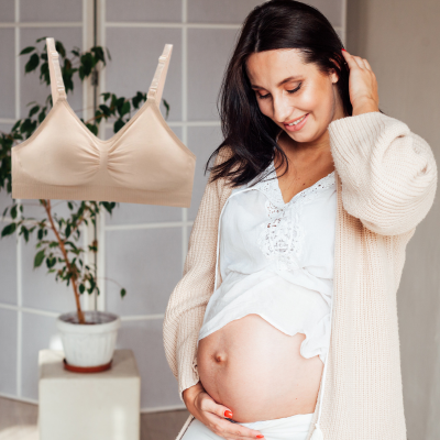 maman avec son soutien gorge d allaitement amour nude