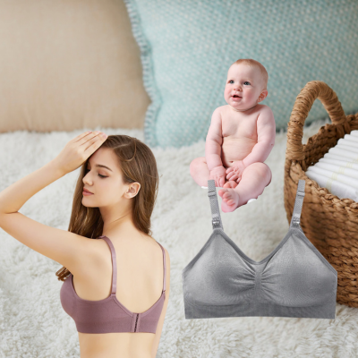 maman et bebe avec son soutien gorge d allaitement amour nude gris