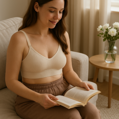 soutiens gorges d allaitement douceur bleu nude