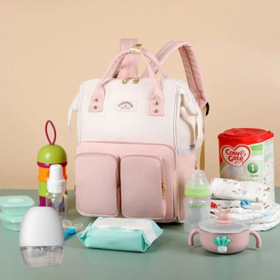 tire lait electrique orca  maman avec sac langer