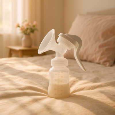 tire  lait manuel picoli poser au lit