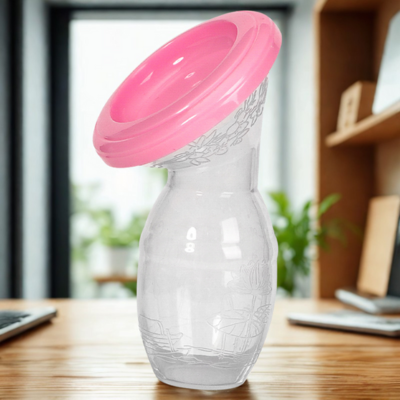 Tire-lait manuel silic rose