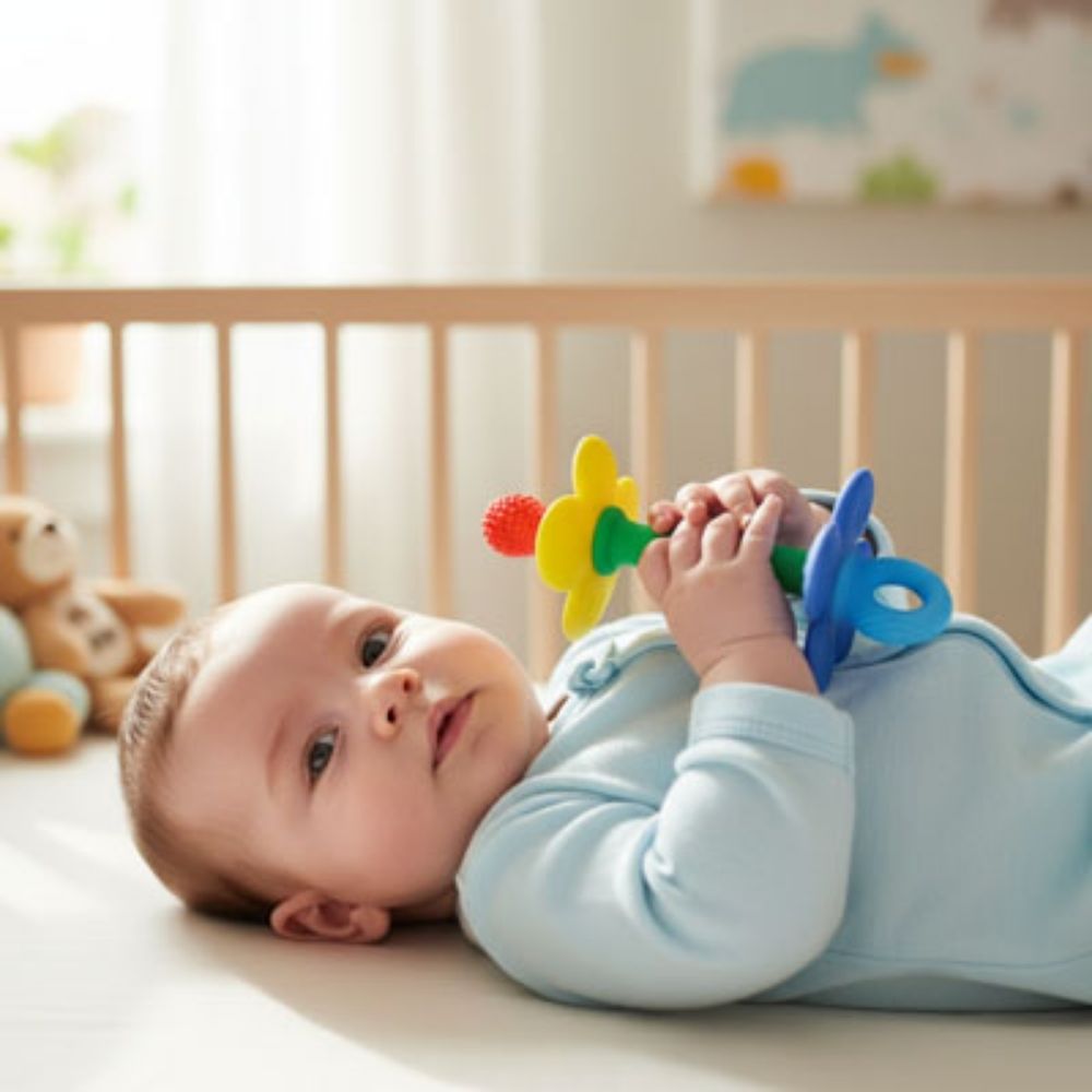 Anneau de dentition bebe mordille son jouet