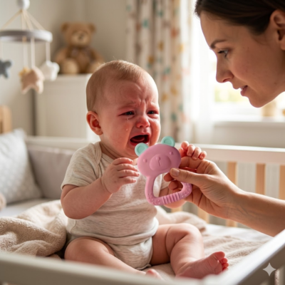 Anneau de dentition réfrigéré | Réconfort  Immédiat