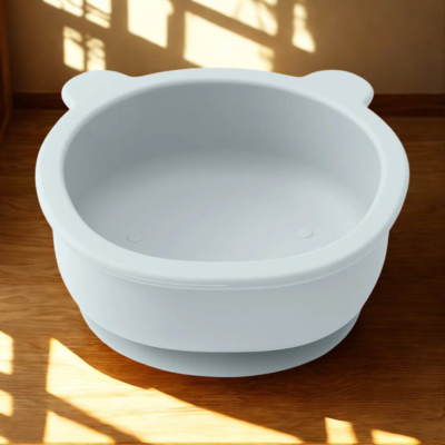 Assiette pour bebe Antiderapante bleu