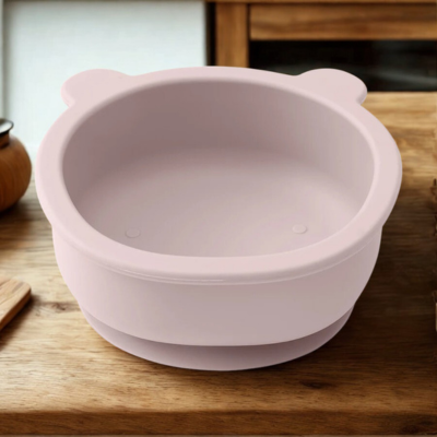 Assiette pour bebe Antiderapante lilas