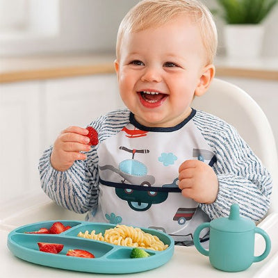 Bavoir bebe Elegance pratique enfant qui mange