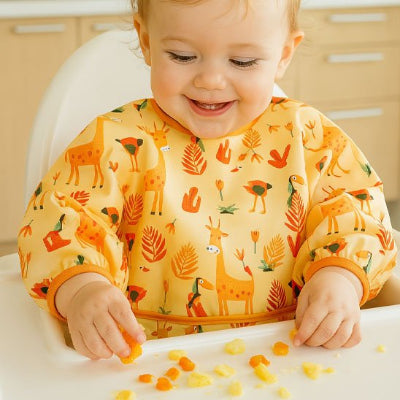 Bavoir bebe Sans Salissure bebe enfant souriant