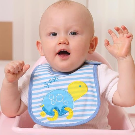 Bavoir bebe Super absorbant bebe assie a table