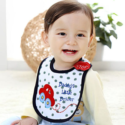 Bavoir Bébé Super-Absorbant enfant sourit assise