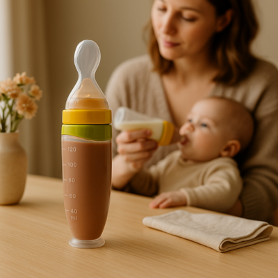 Biberon cuillere 2 en 1 Nomade maman nourrie bebe