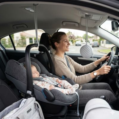 Boite a tetine accrocher dans voiture