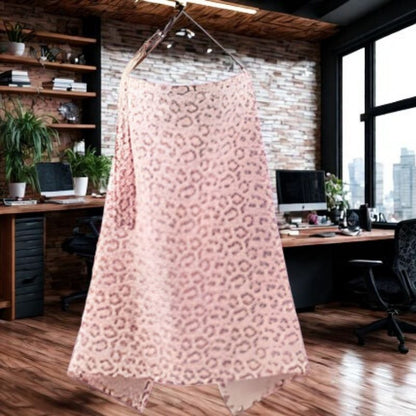 cape allaitement rose debout
