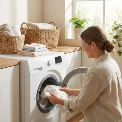 Cape dallaitement en machine a laver