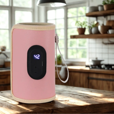 Chauffe Biberon Nomade Sans Électricité rose
