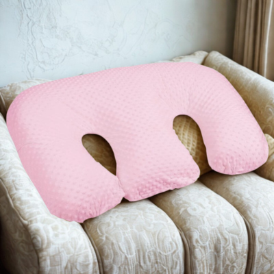 Coussin allaitement duo rose