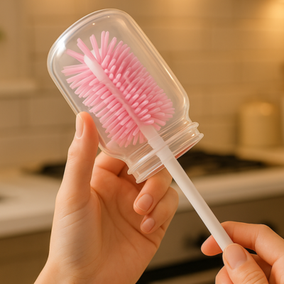 Goupillon biberon | Double-face