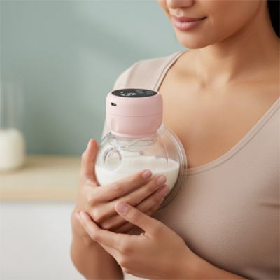 Tire lait Sans Fil dans main de maman