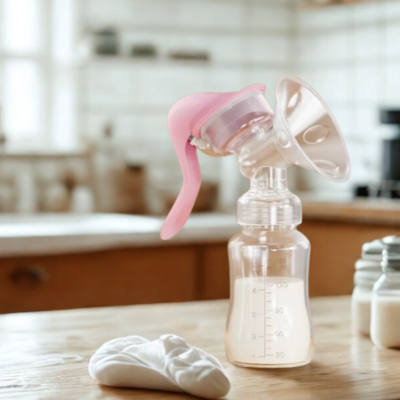 Tire lait manuel mamoun poser sur table