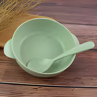 Vaisselle bebe bol vert