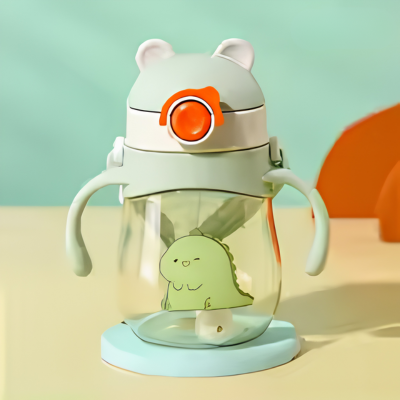 Verre Bebe vert dino