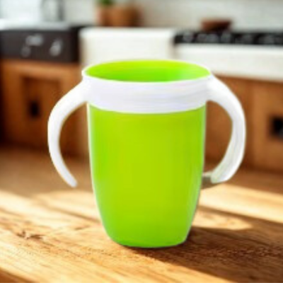 Verre bebe Anti fuite vert