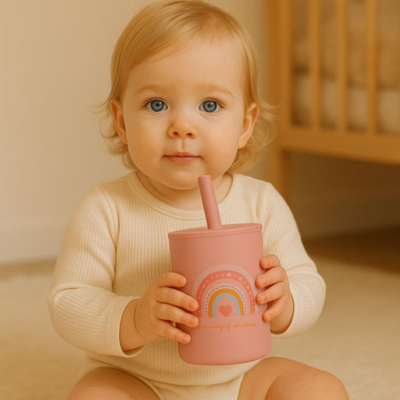 Verre bebe Incassable rose