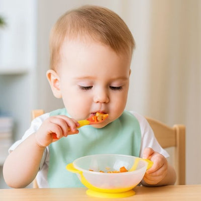 Assiette bebe ventouse enfant porte petite cuillere