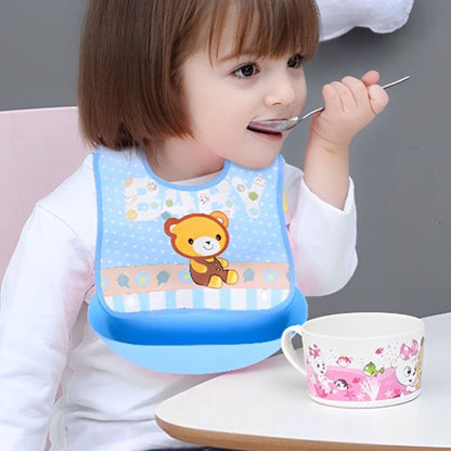 bavoir bebe ajustable et lavable ours