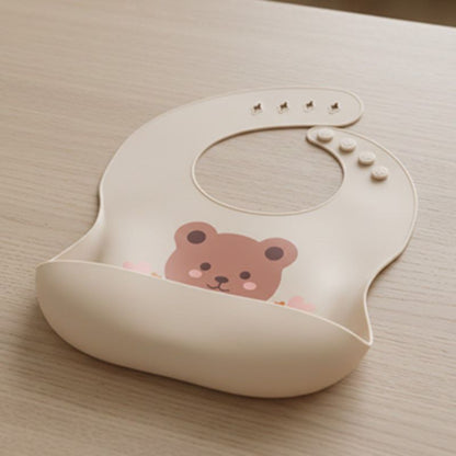 bavoir bebe ours a table