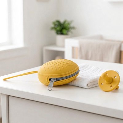 Boite a tetine jaune poser commode chambre