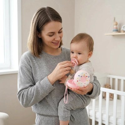 Boite a tetine​ maman porte bebe 