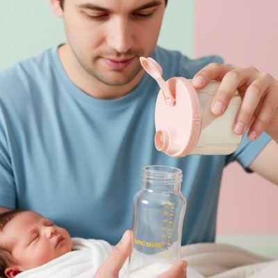 Boite doseuse lait precision papa prepare biberon