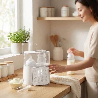 chauffe biberon arabic maman prepare lait bebe