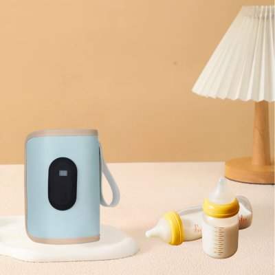 chauffe  biberon  nomade  babytrip bleu