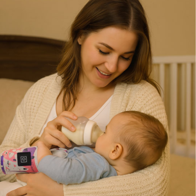 chauffe biberon nomade cuillou maman sourie