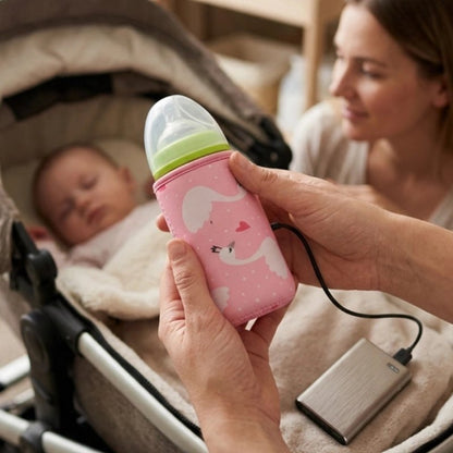 Chauffe biberon nomade papa rechauffe le lait de son bebe
