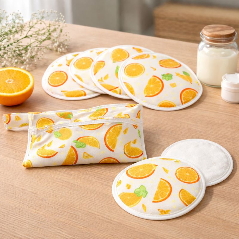 coussinet d'allaitement sur table