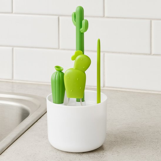 Goupillon biberon ultraclean sur evier