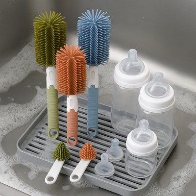 goupillon biberon ultra efficace nettoyage sechage