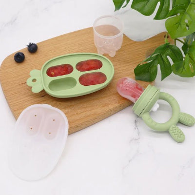 Grignoteuse bebe fruit glace dans la tetine